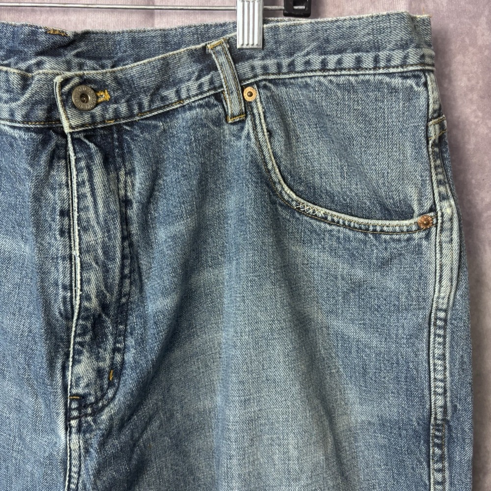 Polo Ralph‎ Lauren Men's 40x32 Patchwork Distressed Denim Y2K - Picture 9 of 12